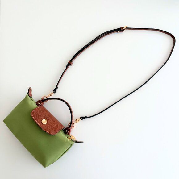 💚 Authentic Longchamp Le Pliage Cosmetic Pouch – Green (Free Strap!) 💚 - Picture 8 of 10